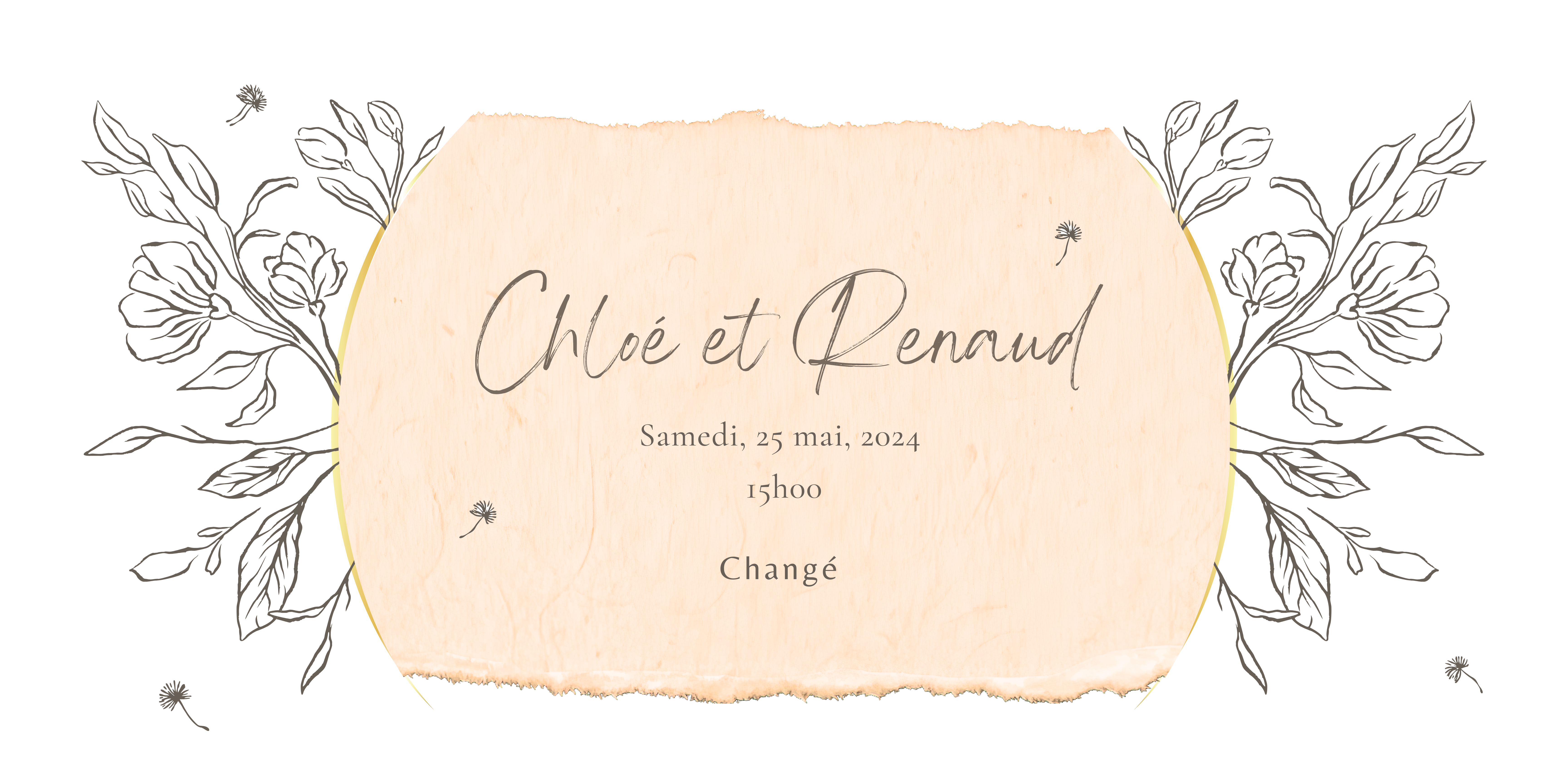 Mariage de Chloé et Renaud